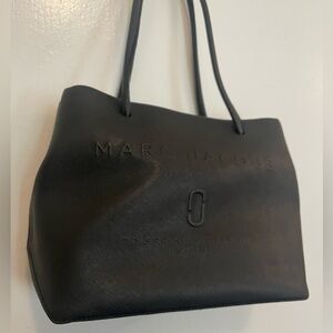 Marc Jacob’s Leather Shadow Black East West Tote Bag
